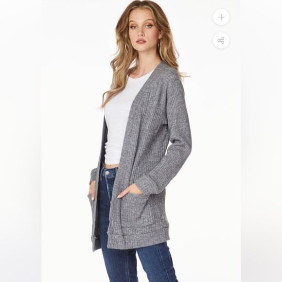 Bobi - Patch Pocket Raglan Cardigan NWT - Picture 1 of 5